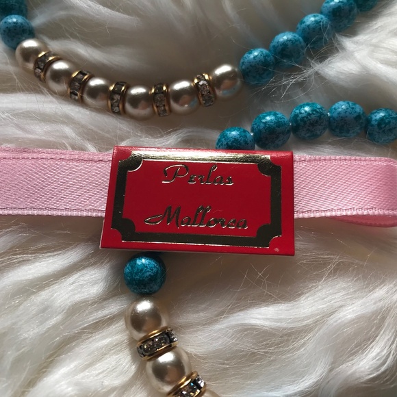 GIFT…boxed NEW Pearl Necklace from Spain - Picture 1 of 5